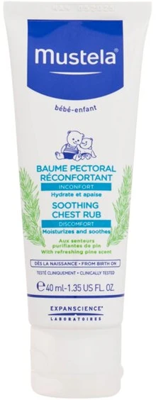 Mustela raminamasis krūtinės tepalas 40ml
