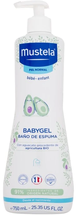 "Mustela Babygel" prausiklis kūdikiams ir vaikams 750ml