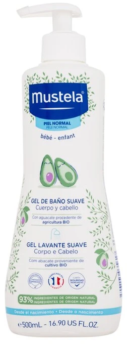 Mustela Gentle Cleansing Gel švelnus prausiklis, 500 ml