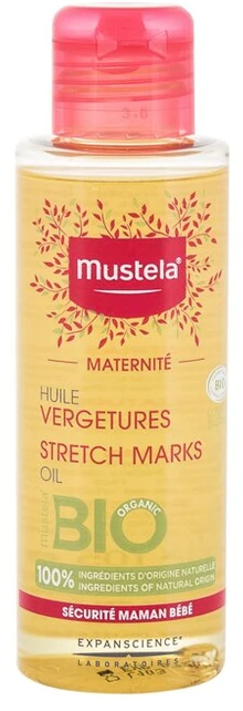 "Mustela Oil Prevention Stretch Marks Action 3 in 1 kremas nuo strijų neštumo metu 105ml