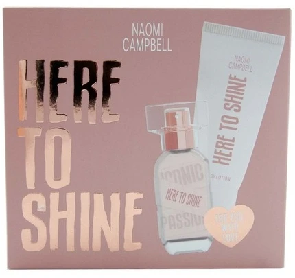 Naomi Campbell Here To Shine – EDT 15 ml + kūno losjonas 50 ml