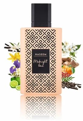 Naseem Midnight Love EDT tualetinis vanduo unisex, 50 ml