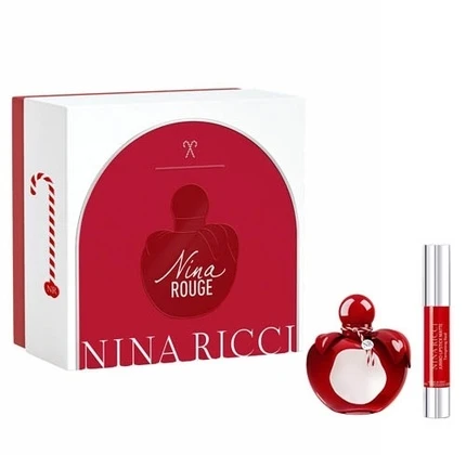 Nina Ricci Nina Rouge EDT tualetinis vanduo moterims, 50 ml + lipstick