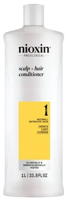Nioxin Sistema 1 - Acondicionador - Cabello Natural Con Debilitamiento Leve, 1000 ml
