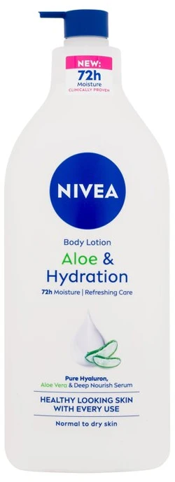 Nivea Aloe & Hydration 48h Losjonas kūnui moterims, 625 ml