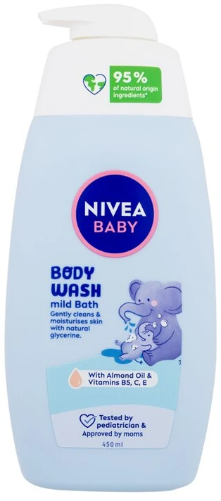 Nivea Baby Kūno prausiklis Mild Bath Dušo želė