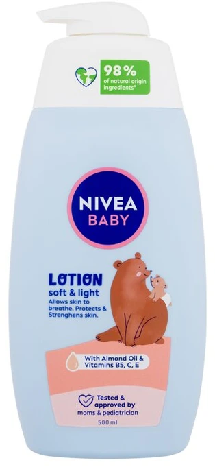Nivea Baby Soft & Light Lotion Losjonas kūnui
