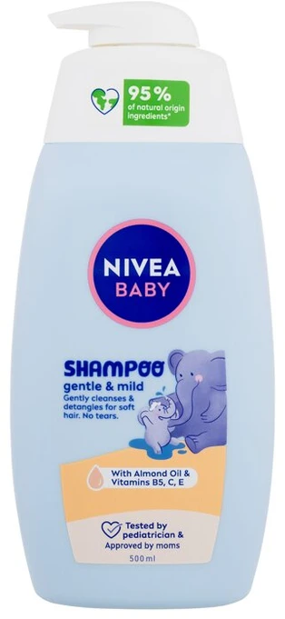 Nivea Baby Gentle & Mild Šampūnas švelnus kūdikių šampūnas, 500 ml
