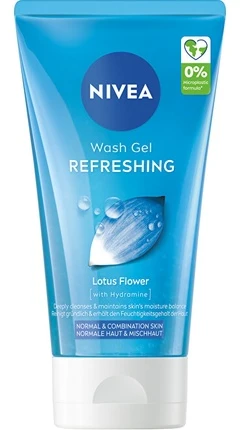 Nivea Refreshing Wash Gel – valomasis veido gelis normaliai ir mišriai odai.