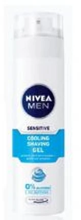 COOL Nivea Vyrams skirtas vėsinamasis skutimosi gelis jautriai odai, 200 ml
