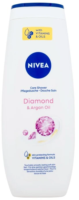 Nivea Diamond & Argan Oil Shower Kreminis moterims, 500 ml