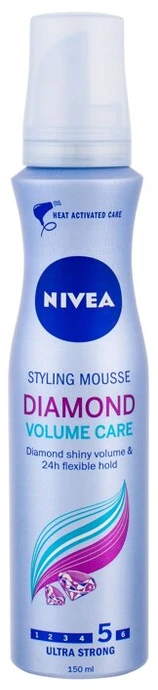 Nivea Hair Care Styling Pianka do włosów Diamond Volume Care ultra mocna 150 ml