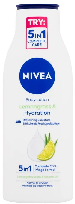 Nivea Lemongrass & Hydration Losjonas kūnui moterims, 400 ml