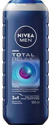 Nivea Dušo želė Men Total Relax Dušo želė 250 ml