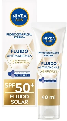 saugantis nuo saulės ir pigmentinių dėmių susidarymo veido kremas Luminous 630º Nivea Spf 50, 40 ml