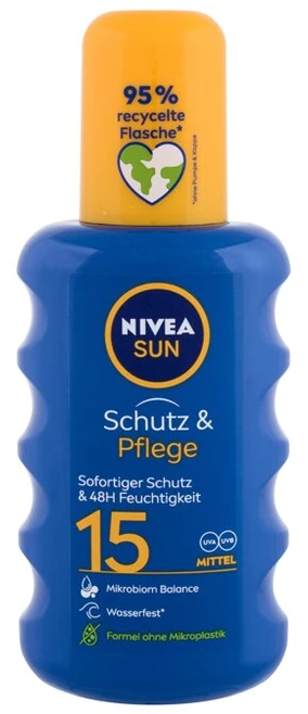 Nivea Purškiamasis losjonas SPF 15 Sun (drėkinamasis purškiamasis losjonas nuo saulės) 200 ml
