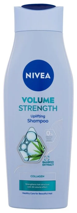 NIVEA Volume & Strength Šampūnas ploniems ir ploniems plaukams 400 ml