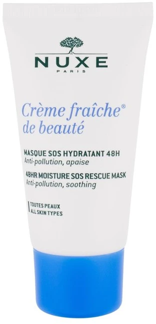 Nuxe 48 val. greito poveikio drėkinamoji kaukė „Crème Fraîche® de Beauté Masque SOS 48H moisture SOS rescue mask“, 30 ml