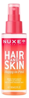 „Nuxe Hair and Skin Happy in Rožinė“ drėkinamasis kūno ir plaukų purškiklis 100 ml