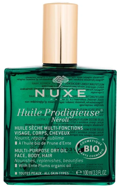 Nuxe Sausasis aliejus „Huile Prodigieuse® Multi- Purpose Organic Neroli Dry Oil“ (veidui, kūnui, plaukams)