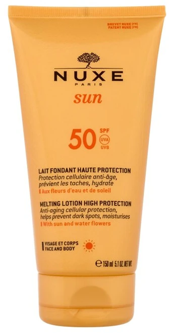NUXE Sun High Protection Melting Lotion Sun Losjonas kūnui moterims, 150 ml