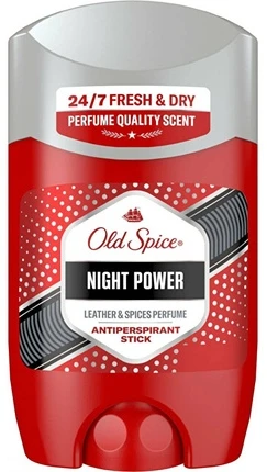 Old Spice Kietas antiperspirantas „Night Power“ (antiperspiranto pieštukas) 50 ml