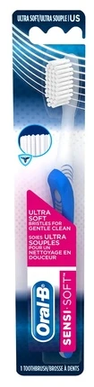 „Oral-B Pro Sensitive“ klinikinis dantų šepetėlis, 2 vnt.