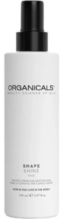 Organicals Shape Shine Purškiklis blizgesio suteikiantis purškiklis plaukams, 150 ml