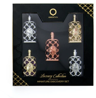 Orientica Luxury Collection Discovery Iconic Bottle Set EDP MINI 5 x 7,5 ml (moterims)