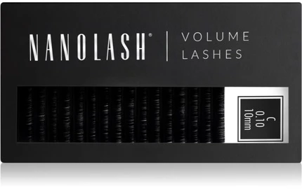 Nanolash Volume Lashes Dirbtinės blakstienos 0,10 C 10 Mm 1 U