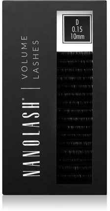 Nanolash Volume Lashes Dirbtinės blakstienos 0,15 D 10 Mm 1 U