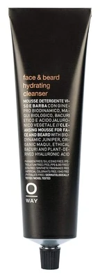 OWAY Face & Beard Hydrating Valiklis drėkinamasis veido ir barzdos prausiklis, 150 ml