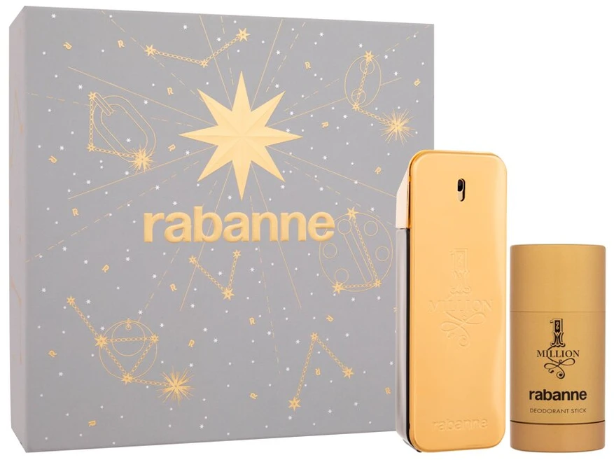 Paco Rabanne 1 Million EDT rinkinys vyrams (EDT 100 ml + Deostick 75 ml)