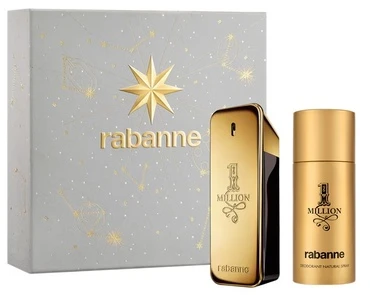 Paco Rabanne 1 Million EDT Set, 100 ml Desodorante, 150 ml