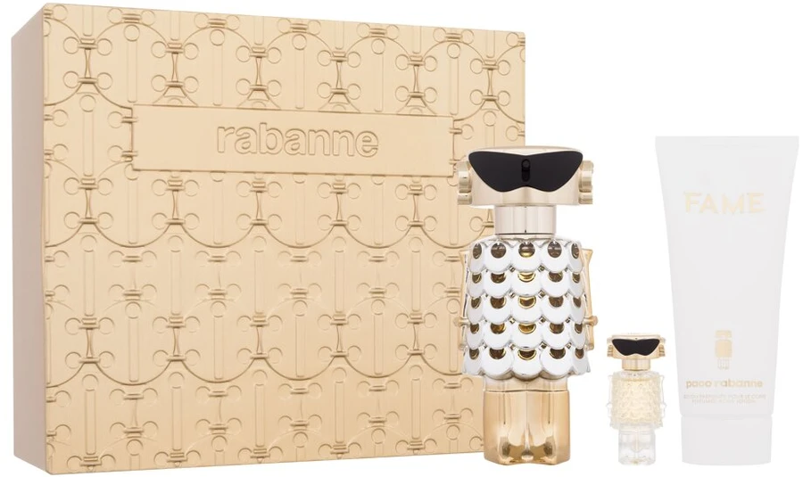Paco Rabanne Fame Eau De Perfume Purškiklis, 80 ml Set 3 Pieces