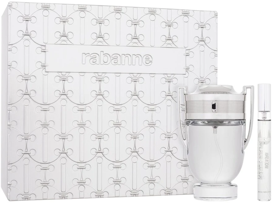 Paco Rabanne Invictus rinkinys vyrams (EDT, 100 ml + EDT,10 ml)