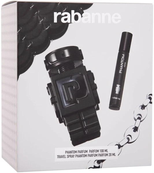 Paco Rabanne Phantom Perfume rinkinys vyrams (Perfume 100 ml + Perfume 20 ml)