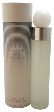 Perry Ellis 360° Baltas EDT tualetinis vanduo vyrams, 100 ml