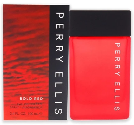 Perry Ellis Bold Raudona EDT tualetinis vanduo vyrams, 100 ml