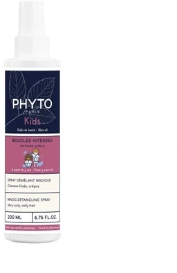 Phyto Intense Curls Kids Magic Detangling Purškiklis, 200 ml