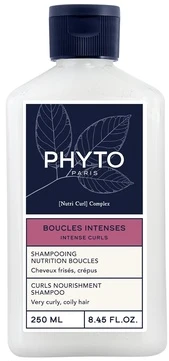 Phyto Intense Curls Curls Nourishment Šampūnas, 250 ml