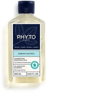 Phyto Sebum Control Šampūnas sebumą reguliuojantis šampūnas, 250 ml