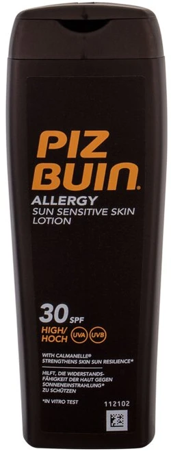 Antialerginis losjonas nuo saulės Piz Buin, SPF30, 200 ml