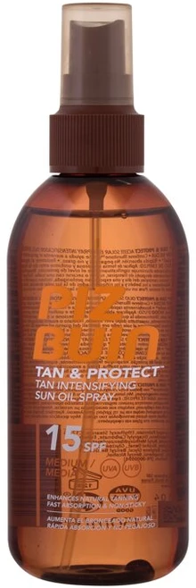 Įdegį skatinantis apsauginis purškiklis Piz Buin Tan And Protect Tan Accelerating Oil Spray, SPF 15, 150 ml
