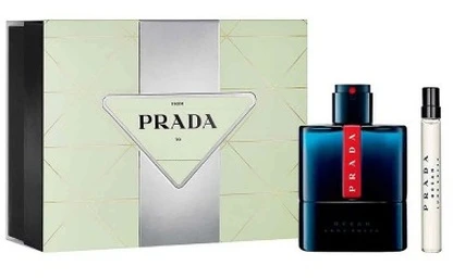 Set Prada: Luna Rossa Ocean Eau De Toilette For Men, 100 ml + Luna Rossa Ocean Eau De Toilette For Men, 10 ml
