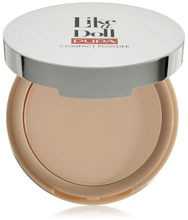 Pupa Milano Pupa Like A Doll Nude Skin Compact Powder SPF15 #01 Porcelain, 10 g