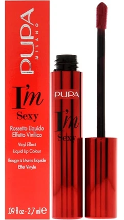 Pupa Milano Pupa I'm Sexy skysti lūpų dažai #006 Braškė Raudona, 2,7 ml