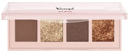 PUPA Milano Vamp akių šešėlių paletė! (Paletė) 5,2 g, 002 Gold Bronze