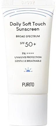 Purito SEOUL kasdienis švelnus apsauginis kremas nuo saulės SPF50, 15 ml
