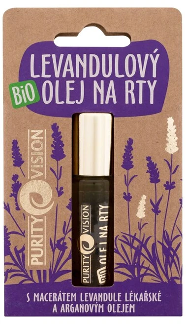 Purity Vision Lavender Bio Lip Oil Lip Oil unisex, 10 ml
